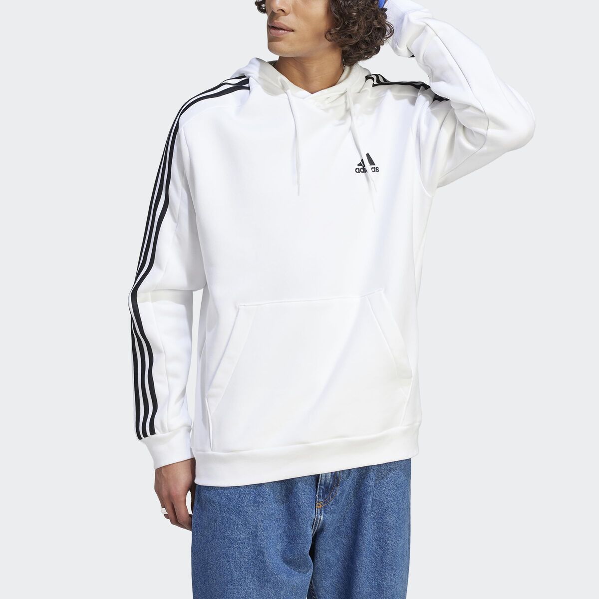 ADIDAS SPORTSWEAR Hanorac Essential Fleece 3 stripes Hoodie IJ6476