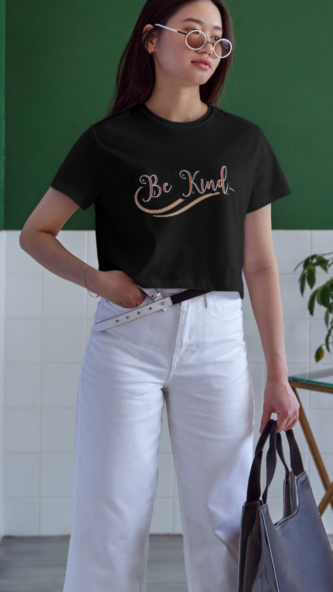 Be Kind  Crop Top Damă | True Blanks