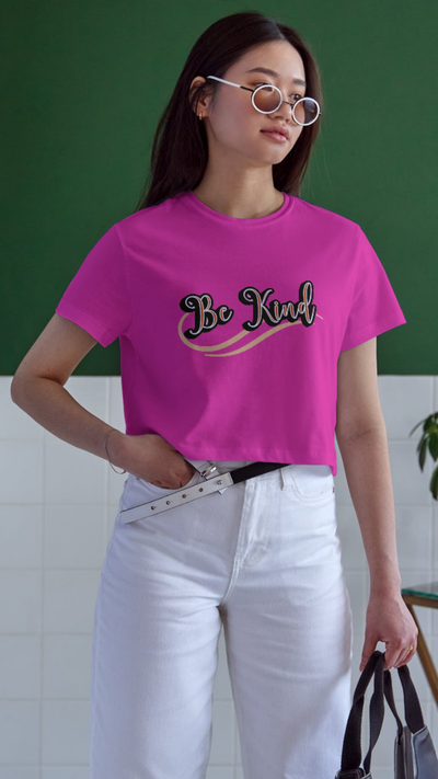 Be Kind  Crop Top Damă | True Blanks