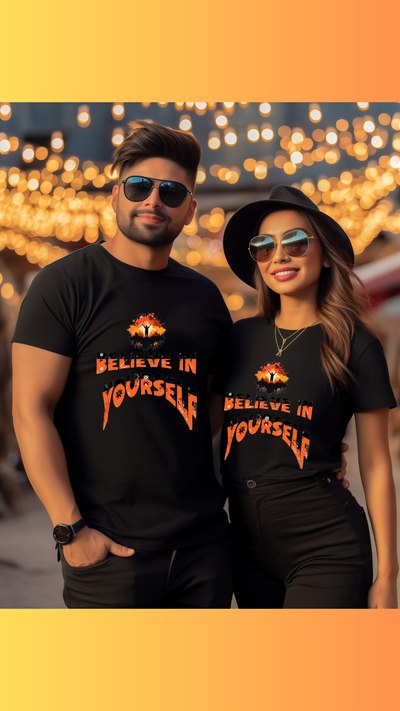 Tricou Unisex din bumbac organic/ Believe in Yourself / Creator 2.0