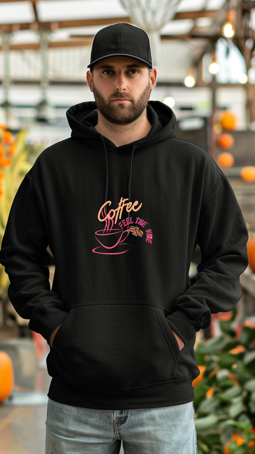 Hanorac Unisex Premium Coffee Feel the Vibe  | Cruiser 2.0