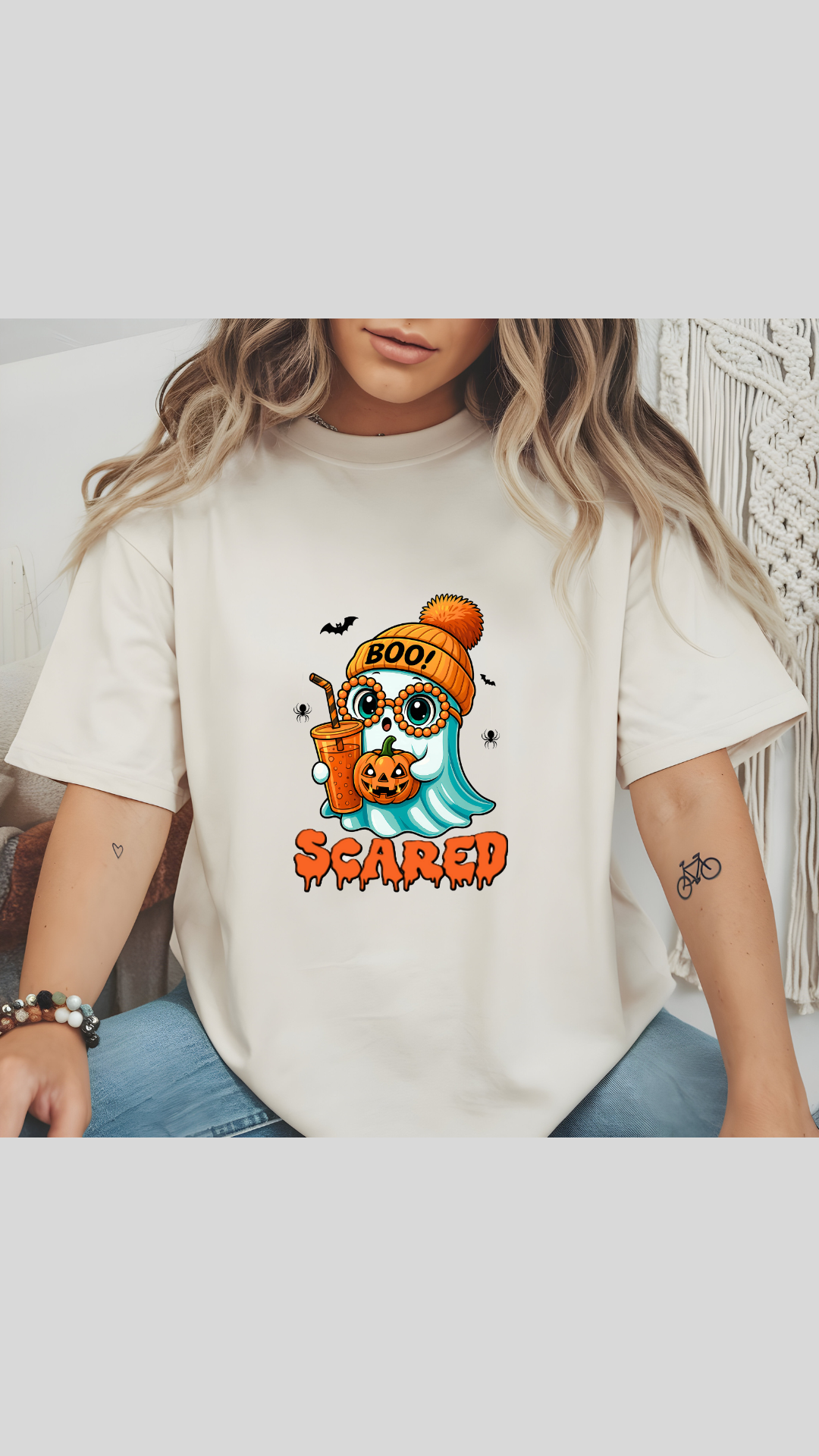 Tricou Halloween Oversize Unisex /Boo Ghost Blaster