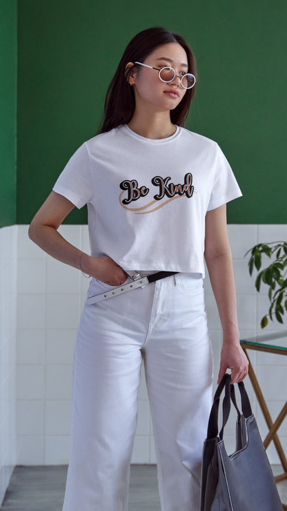 Be Kind  Crop Top Damă | True Blanks