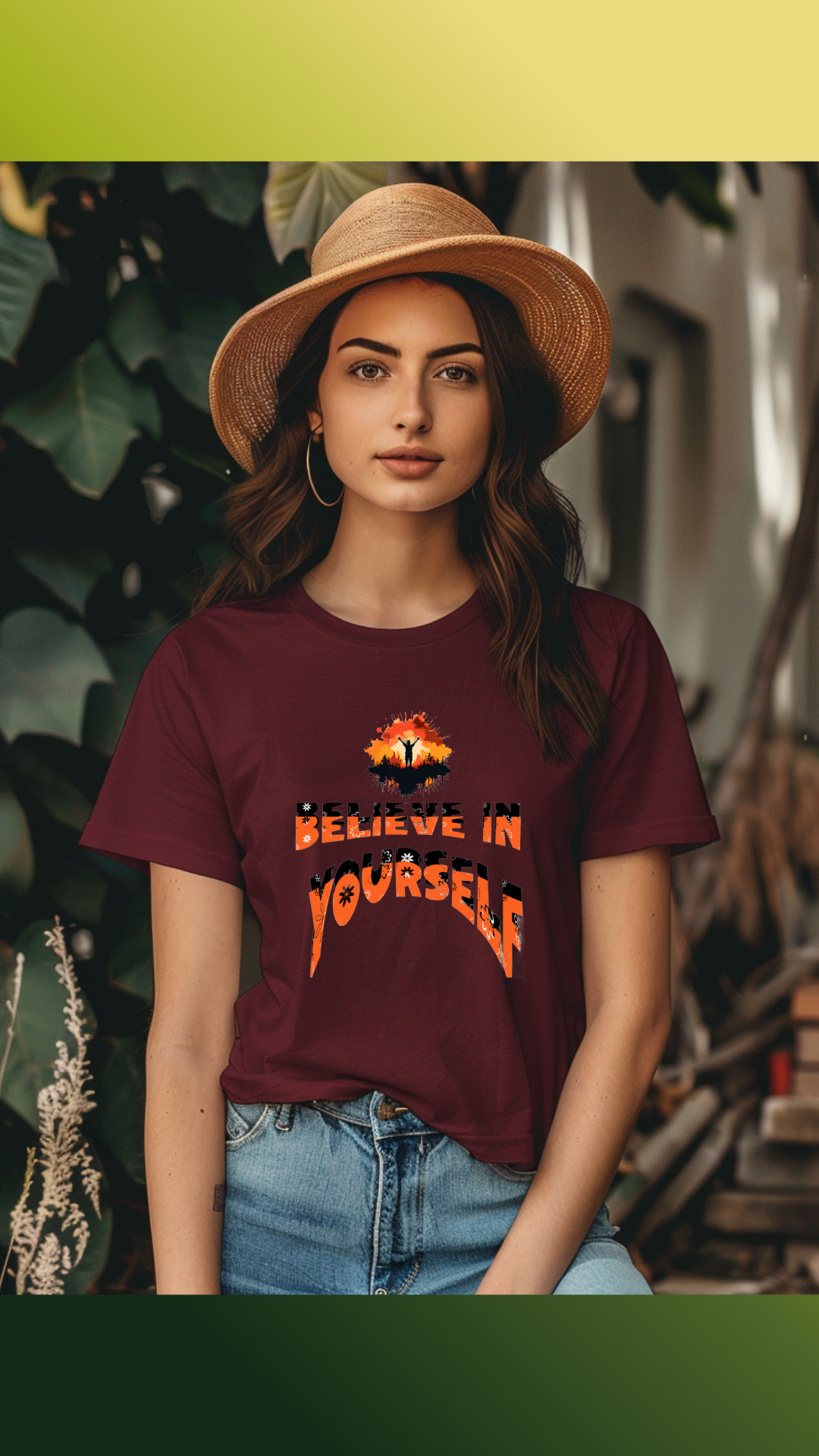 Tricou Unisex din bumbac organic/ Believe in Yourself / Creator 2.0