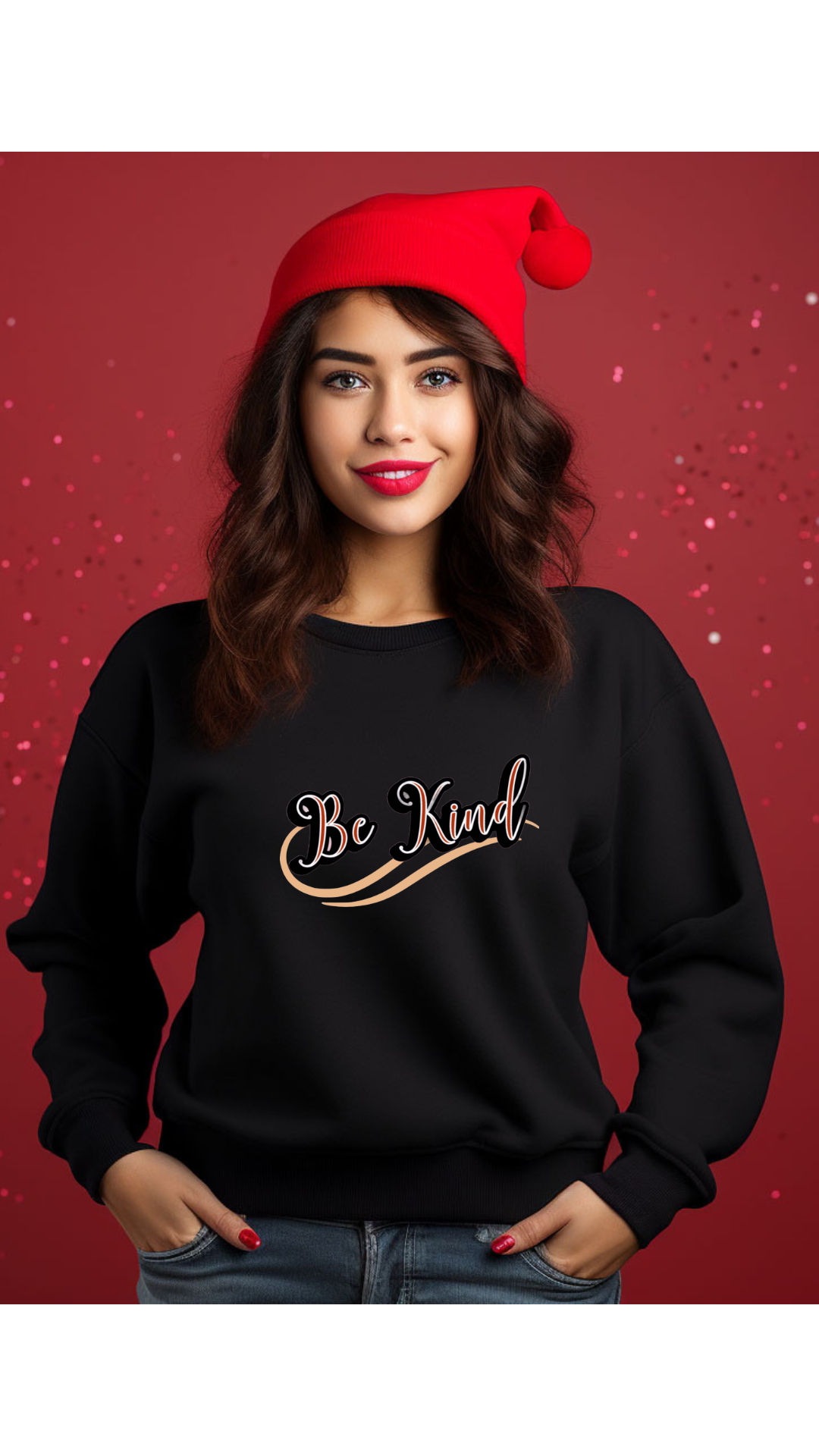 Hanorac fara gluga / Bluza Unisex Essential / Be Kind /  Roller