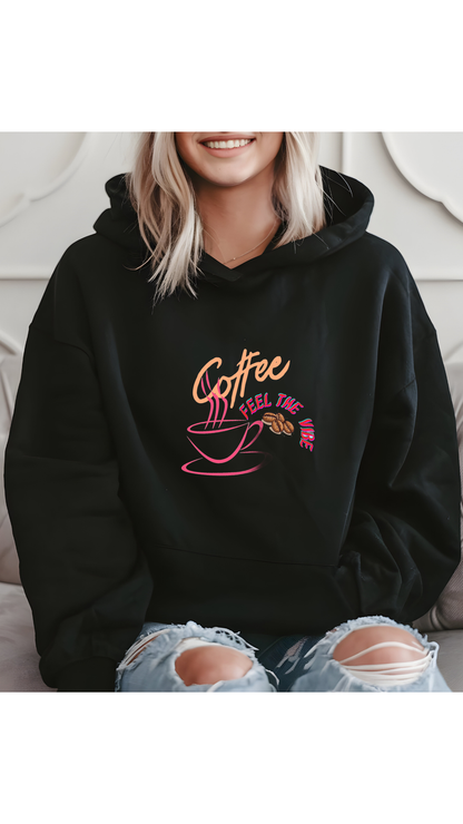 Hanorac Unisex Premium Coffee Feel the Vibe  | Cruiser 2.0