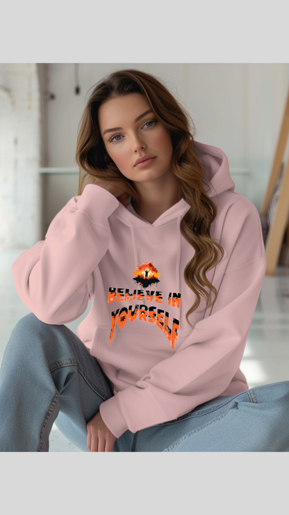 Hanorac Unisex din bumbac premium / Believe in Yourself / Drummer 2.0