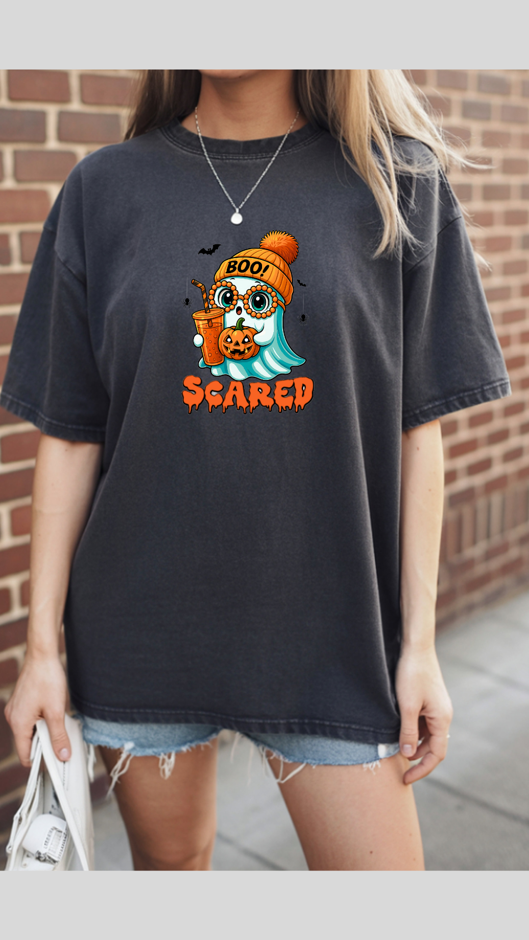 Tricou Halloween  Oversize Unisex /Boo Ghost  Blaster