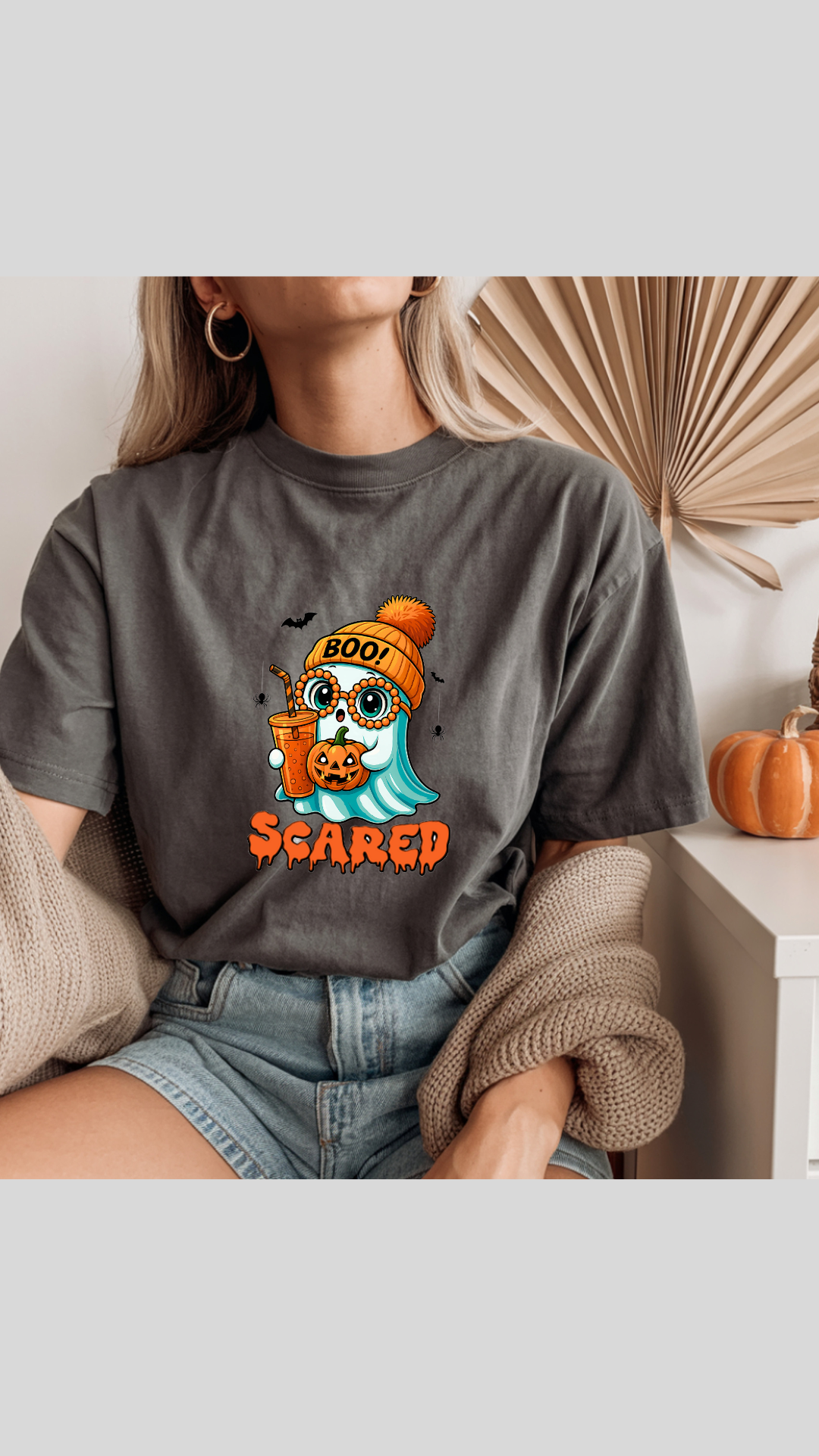 Tricou Halloween  Oversize Unisex /Boo Ghost  Blaster